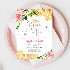 Convite Bee Bridal Shower Invitation