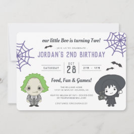 Convite Beetlesumo | Little Boo está virando dois aniversá