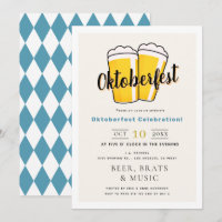 Beige Beige Oktoberfest Fall Party