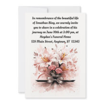 Beige e Sépia Libera Celebração da Vida