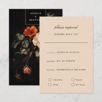 Beige Romantic Floral Backer Mestrados Holandeses 