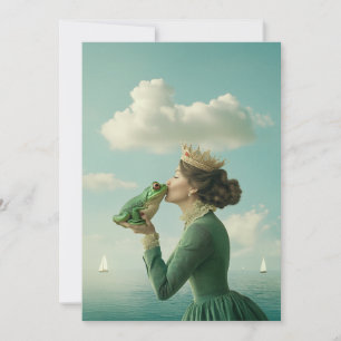 Convite Beijo do Príncipe Sapo