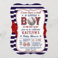Beisebol Boys Baby Shower
