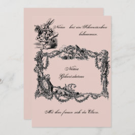 Convite Bekanntgabe zur Geburt – Geburtskarte