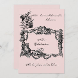 Convite Bekanntgabe zur Geburt – Geburtskarte