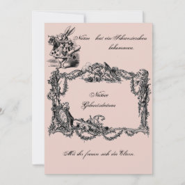 Convite Bekanntgabe zur Geburt – Geburtskarte