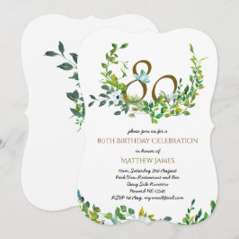 Convite Bela 80 de Aniversário da Mulher