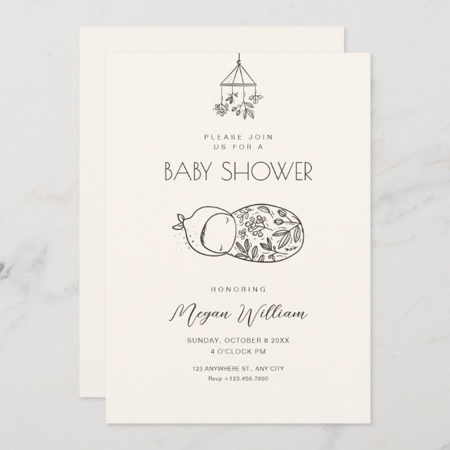 Convite Bela arte infantil (Frente/Verso)