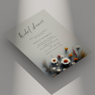 Convite Beleza florescente: Chá de panela de flor selvagem