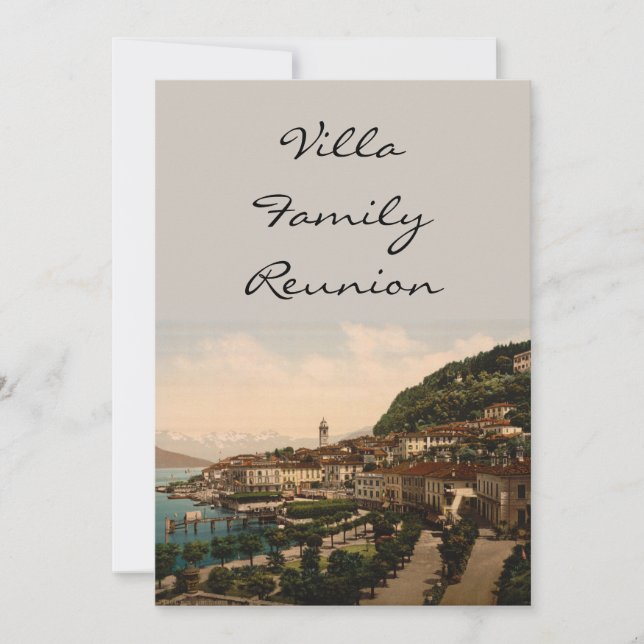 Convite Bellagio II, lago Como, Lombardy, Italia (Frente)