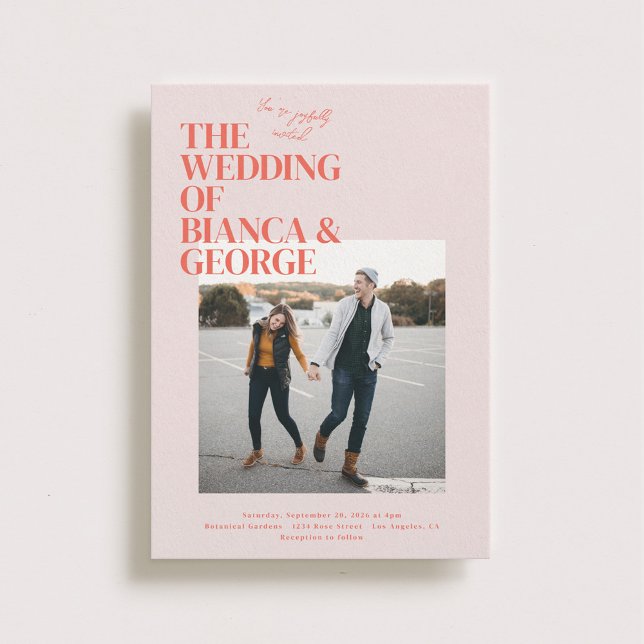 Convite Belmont Photo Wedding (Criador carregado)
