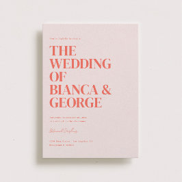 Convite Belmont Vertical Wedding