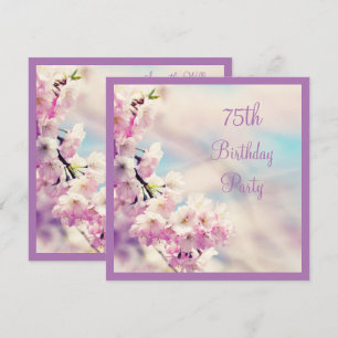 Convite Belo Blossom 75º Aniversário