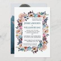 Belo Casamento de Primavera Floral Pastel Teal