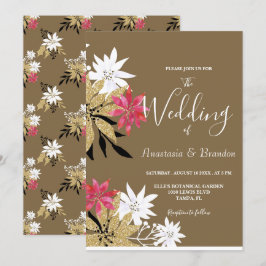 Convite Belo Casamento Floral