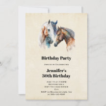 Belo Cavalo Festa de Aniversário no Estilo Boho Oc