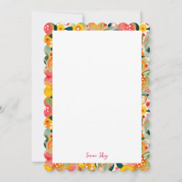 Convite Belo padrão botânico dos citros tropicais