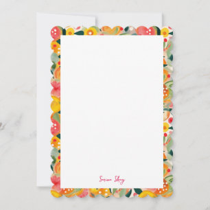 Convite Belo padrão botânico dos citros tropicais