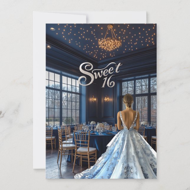 Convite Belo Salão Azul (Frente)