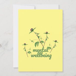 Convite Bem-estar mental