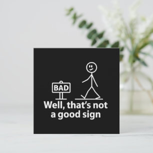 Convite Bem, isso não é um bom sinal Meme engraçado