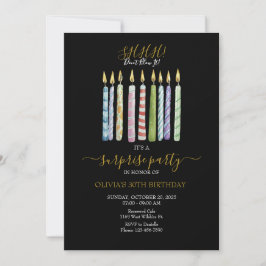 Convite BEM! Não sopre! Aniversário