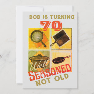 Convite Bem Vazado Não Festa de aniversário Antiga