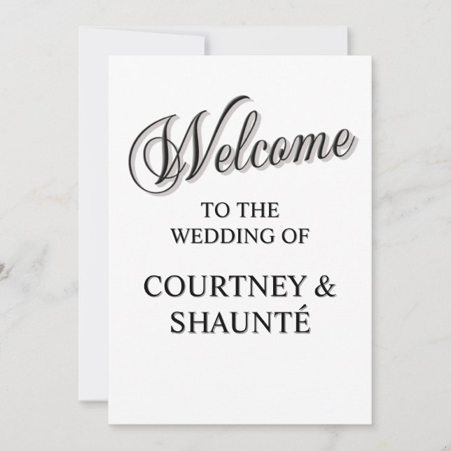 Convite Bem-vindo (Frente)