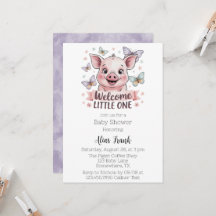 Bem-vindo Pequeno - Chá de fraldas de Leitão Bonit