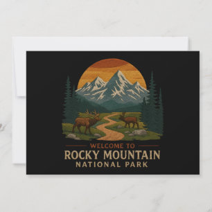Convite Bem-vindos à Embroiderme Rocky Mountain Nacional E