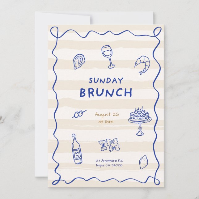 Convite Bem-vindos aos seus convidados (Frente)