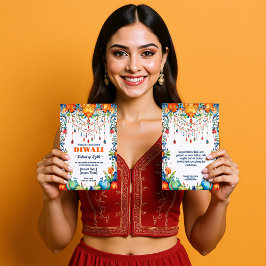 Convite Bênçãos Radiantes Diwali