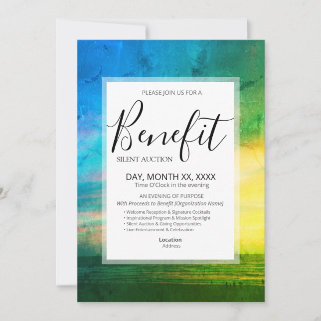 Convite Benefit Invitation Template (Frente)