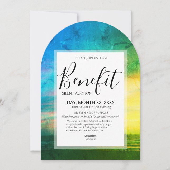 Convite Benefit Invitation Template (Frente)