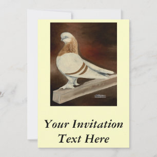 Convite Berliner ShortFace Pigeon