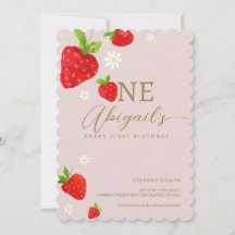 Berry First 1rua Morango Aniversário