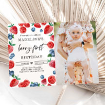 Berry First 1rua Morango Aniversário de Morango