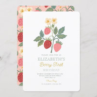 Berry First Strawberry Buquê Birthday