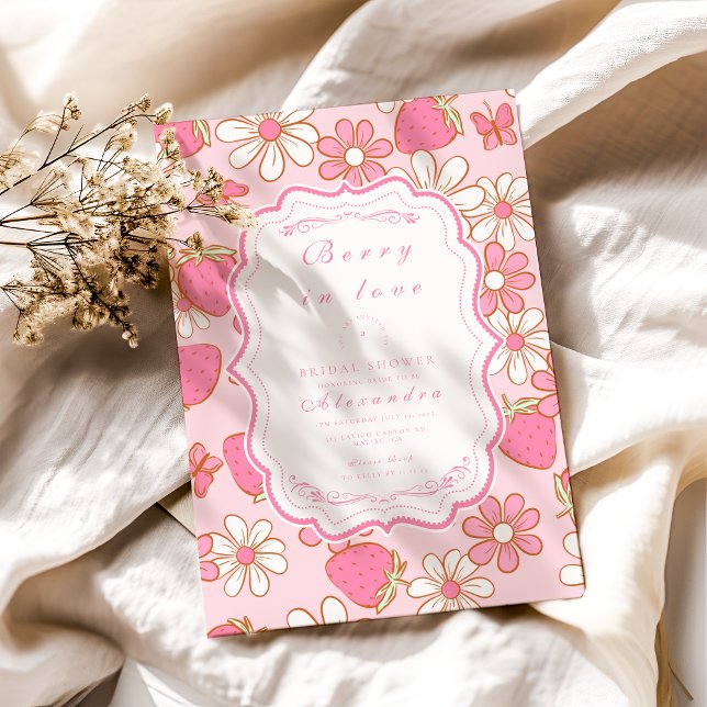 Convite Berry no Bloom Chá de panela (Criador carregado)