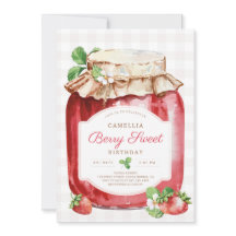 Berry Sweer Strawberry Jam Festa de aniversário