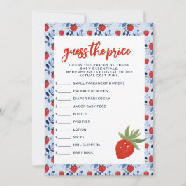 Convite Berry Sweet adivinha o preço