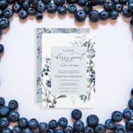 Convite Berry Sweet Baby está no caminho Chá de fraldas