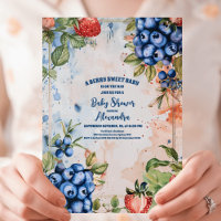 Berry Sweet Wild Berries & Flowers Chá de fraldas