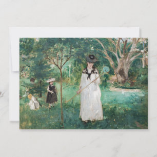Convite Berthe Morisot - A Caça às Borboletas