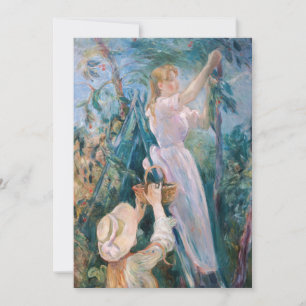 Convite Berthe Morisot - A Colhedora de Cerejas