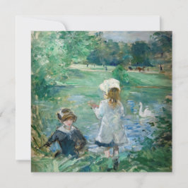 Convite Berthe Morisot - Ao lado de um lago