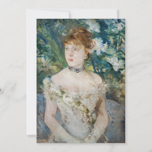 Convite Berthe Morisot - Jovem Menina em Traje de Baile