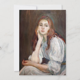 Convite Berthe Morisot - Julie Daydreaming