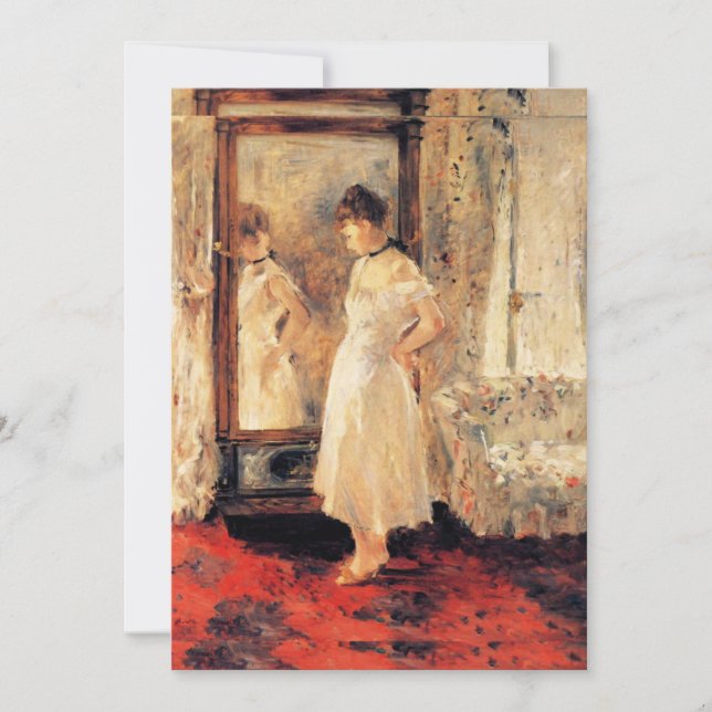 Convite Berthe Morisot - O Espelho Psicha (Frente)