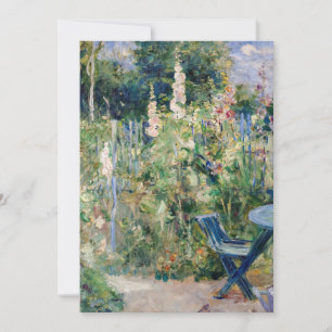 Convite Berthe Morisot - Rosas Tremiêres / Malvas